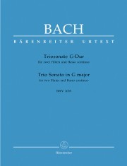 Bach, JS :: Triosonate G-Dur [Trio Sonata in G major] BWV 1039