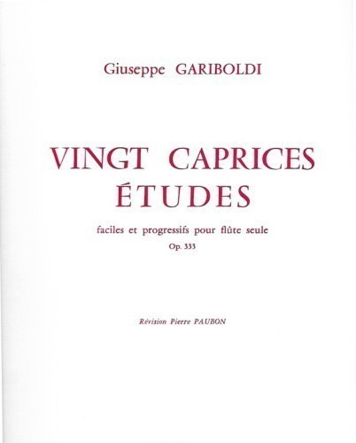 Gariboldi, G :: Vingt Caprices Etudes Op. 333 [Twenty Caprice Etudes Op. 333]