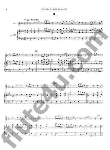 Bologne, J :: Sonata in E-Flat Major