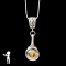 Necklace - Plateau Key with Agate Stone