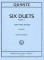 Quantz, JJ :: Six Duets op. 2 Volume I