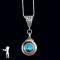 Necklace - Plateau Key with Starry Night Stone
