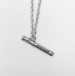 Necklace - Small Silver Flute