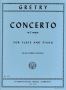 Gretry, A :: Concerto in C Major