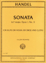 Handel, GF :: Sonata in F major, op. 1, No. 11