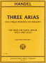Handel, GF :: Three Arias
