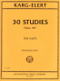 Karg-Elert, S :: 30 Studies Opus 107