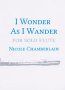 Traditional :: I Wonder As I Wander