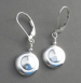 Earrings - Tiny Trill Key with Silver Ball