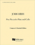 Heiss, J :: Five Pieces for Flute and Cello