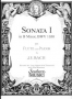 Bach, JS :: Sonata I in B minor (BWV 1030)