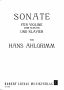 Ahlgrimm, H :: Sonate