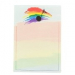 Rainbow 'Eighth Note' Memo Pad